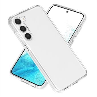 Voor Samsung Galaxy S23+ transparant telefoonhoesje anti- Scratch TPU + pc-beschermende telefoon achterkant