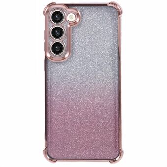 Voor Samsung Galaxy S23+ Hoesje TPU Glitter Verloop Telefoonhoesje Elektroplaat