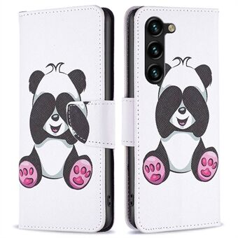 BF Patroon Afdrukken Lederen Serie-2 voor Samsung Galaxy S23+ PU Lederen Portemonnee Hoesje Magnetische Sluiting Gedrukt Patroon Stand Flip Folio Telefoonhoesje