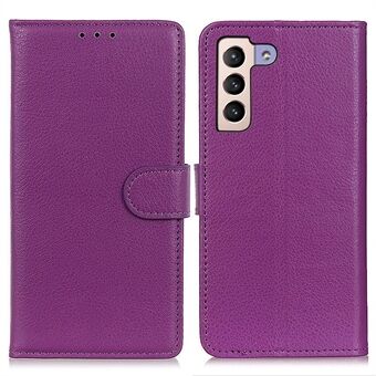 Voor Samsung Galaxy S23+ Litchi Textuur PU-leer Volledige bescherming Shell Stand Portemonneehoes