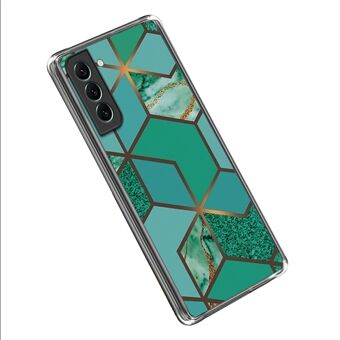 Voor Samsung Galaxy S23+ IMD Abstract Marmeren Patroon Bedrukt Hoesje Zachte TPU Valbescherming Anti-Val Telefoonhoesje