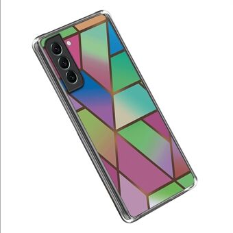 Voor Samsung Galaxy S23+ IMD Abstract Marmeren Patroon Bedrukt Hoesje Zachte TPU Valbescherming Anti-Val Telefoonhoesje