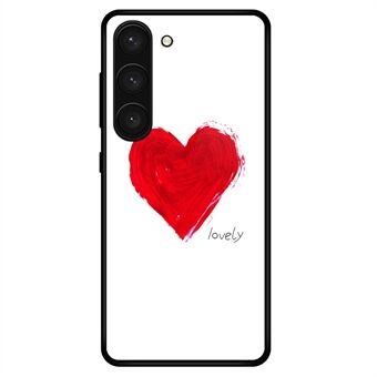 Voor Samsung Galaxy S23+ Stijlvolle patroonafdruk TPU+PC+gehard glas Anti- Scratch hoesje Mobiele telefoon beschermende achterkant