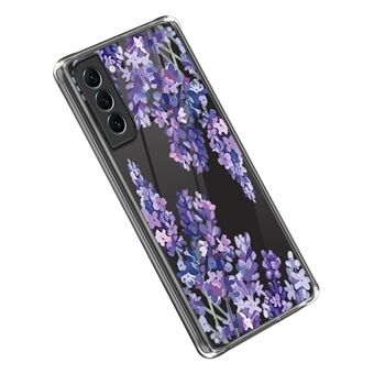 Voor Samsung Galaxy S23+ IMD Patroon Afdrukken Transparante Cover Zachte TPU Schokbestendige Beschermende Telefoonhoes