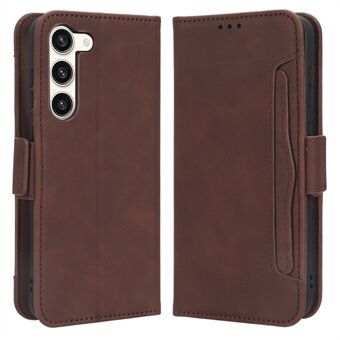 Wallet Flip Cover voor Samsung Galaxy S23+, PU lederen telefoonhoes Meerdere kaartsleuven Stand Shell