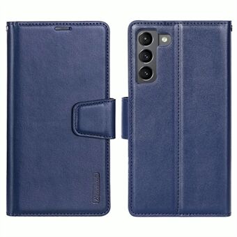 HANMAN Mill Series voor Samsung Galaxy S23+ telefoon lederen tas Stand portemonnee mobiele telefoon cover