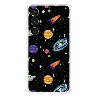 Patroon telefoonhoesje voor Samsung Galaxy S23+ Zachte TPU beschermende schattige telefoonhoes