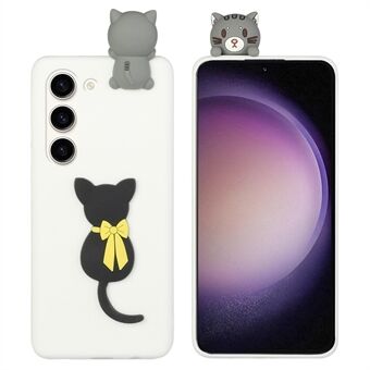 YX-serie 3D schattige cartoon telefoonhoesje voor Samsung Galaxy S23+, TPU+siliconen schokbestendige beschermhoes