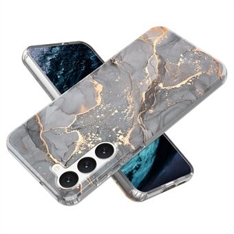 Voor Samsung Galaxy S23+ GW18 IMD mobiele telefoon achterkant PC + TPU marmeren patroon telefoonhoes