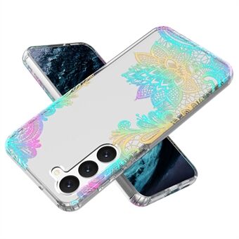 Voor Samsung Galaxy S23+ GW18 Laser schokbestendige telefoonhoes PC + TPU verdikte mobiele telefoonhoes