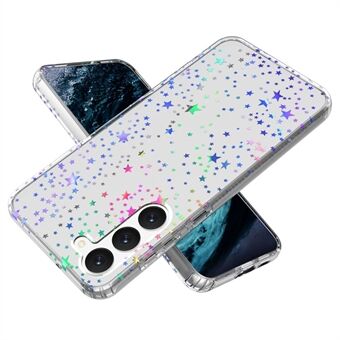 Voor Samsung Galaxy S23+ GW18 Laser schokbestendige telefoonhoes PC + TPU verdikte mobiele telefoonhoes