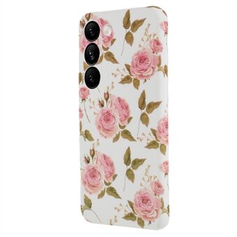 Voor Samsung Galaxy S23+ Bloemenpatroon IMD Telefoonhoes Zachte TPU Schokbestendige beschermhoes