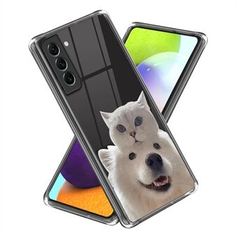 Voor Samsung Galaxy S23+ Patroon Afdrukken Schokbestendige Cover Zachte TPU Beschermende Telefoonhoes