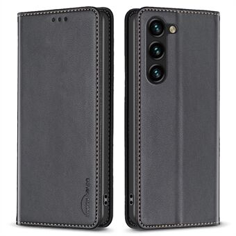 BINFEN COLOR BF18 voor Samsung Galaxy S23+ telefoonhoesje PU lederen kaartsleuven Stand cover