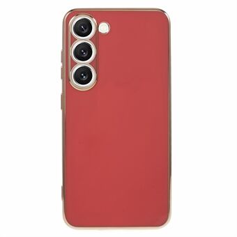Nauwkeurige uitsparing TPU-telefoonhoes voor Samsung Galaxy S23+ Galvaniserende 6D glanzende telefoonbeschermhoes