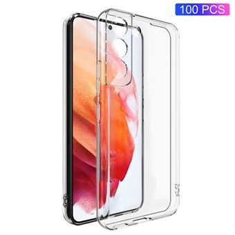 100 stuks voor Samsung Galaxy S23+ telefoonhoesje harde plastic telefoonhoesje HD transparant helder anti-kras mobiele telefoonhoesje