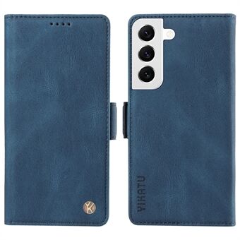 YIKATU YK-005 Voor Samsung Galaxy S23+ Portemonnee Hoesje Skin-touch PU Lederen Staande Telefoonhoes