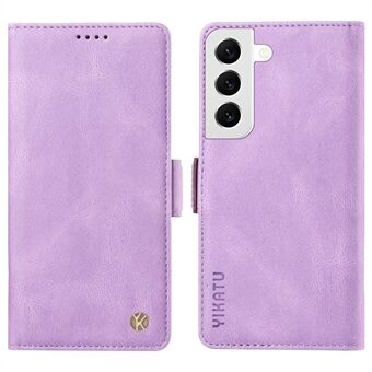YIKATU YK-005 Voor Samsung Galaxy S23+ Portemonneehoes Skin-touch PU Leren Standhouder Telefoonhoes