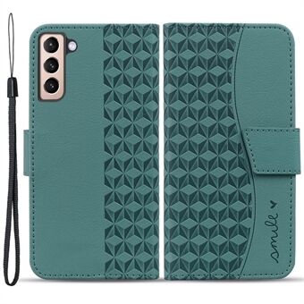 Voor Samsung Galaxy S23+ Case Met Bedrukt PU Leren Portemonnee Stand Smartphone Hoesje