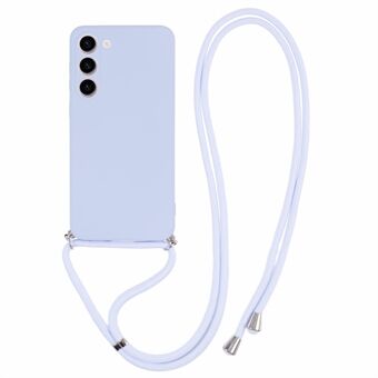 Voor Samsung Galaxy S23+ hoesje TPU-rubberen telefoonhoesje met lange lanyard