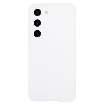 Voor Samsung Galaxy S23+ Hoesje Lensbescherming Mat TPU Cover (Nauwkeurige Uitsparing) - Helder Wit