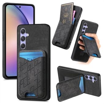 Voor Samsung Galaxy A54 5G Hoesje Bedrukte Patroon Kaarthouder Kickstand Lederen Achterkant Hoes