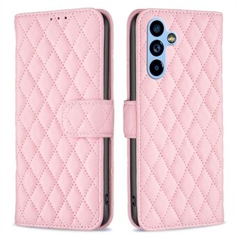 BINFEN COLOR BF Style-14 voor Samsung Galaxy A54 5G portemonnee telefoonhoes bedrukt Rhombus beschermhoes magnetische sluiting PU lederen hoes met Stand