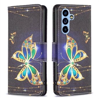 BF-patroon bedrukt leer Series-2 voor Samsung Galaxy A54 5G Goed beschermde magnetische flip-case PU lederen Stand Functie portemonnee bedrukt patroon telefoonhoes