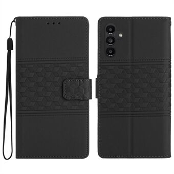 PU lederen tas voor Samsung Galaxy A54 5G, retro bedrukt patroon Stand portemonnee huidaanraakgevoel anti- Scratch telefoonhoes