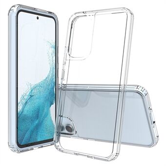 Voor Samsung Galaxy A54 5G Anti-vergeling acryl TPU doorzichtige achterkant van de telefoon Valbestendig mobiele telefoonhoes