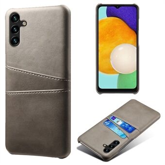 Telefoonhoes met dubbele kaartsleuven voor Samsung Galaxy A54 5G, valbestendig PU-leer gecoat harde pc Scratch telefoonhoesje