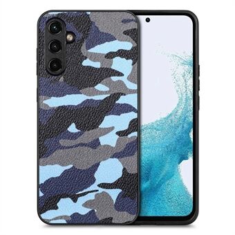 Voor Samsung Galaxy A54 5G Camouflage Patroon Telefoonhoes PU Leer+PC+TPU Anti-drop Case