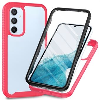 Voor Samsung Galaxy A54 5G telefoonhoes PC + TPU volledige bescherming telefoonhoes met PET-schermbeschermer