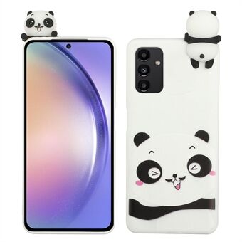 Voor Samsung Galaxy A54 5G TPU + siliconen telefoonhoes Cartoon 3D dierfiguur schattig telefoonhoesje