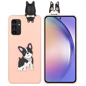 YX-serie voor Samsung Galaxy A54 5G schattig 3D stripfiguur telefoonhoesje TPU + siliconen beschermhoes