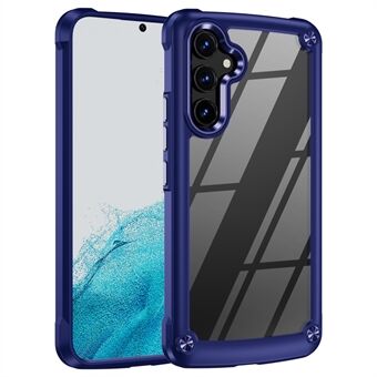 Voor Samsung Galaxy A54 5G legering lensframe telefoonhoes PC + TPU galvaniserende valbestendige hoes