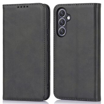 PU lederen folio flip cover voor Samsung Galaxy A54 5G portemonnee telefoonhoesje met kalfstextuur schokbestendige hoes