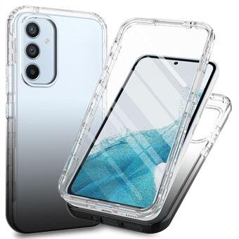 Kleurverloop PC TPU-hoesje voor Samsung Galaxy A54 5G Schokbestendige hoes met PET-schermbeschermer