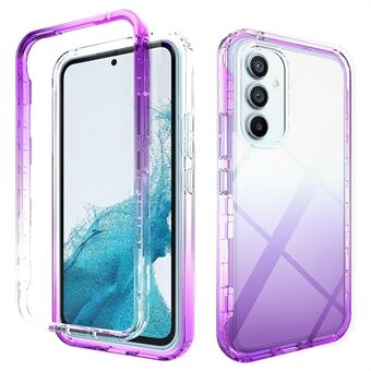 Voor Samsung Galaxy A54 5G Beschermhoes Kleurverloop Anti-Drop Telefoonhoesje TPU PC Doorzichtige telefoonhoes