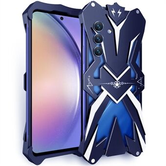 Voor Samsung Galaxy A54 5G Aluminium Armor Telefoonhoesje Valbescherming Smartphone Cover