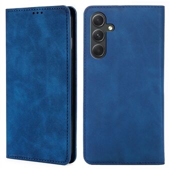 Flip telefoonhoesje voor Samsung Galaxy A54 5G Skin-touch PU lederen Stand cover met kaartsleuven