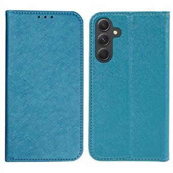 Voor Samsung Galaxy A54 5G Stand PU Leren Hoesje Portemonnee Cross Texture Shell