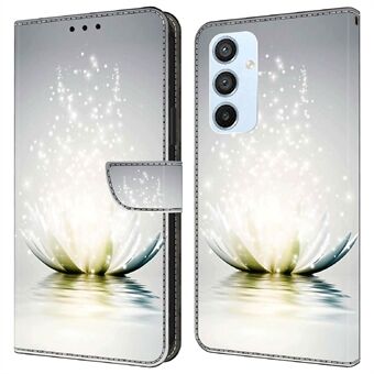 Portemonnee-hoesje voor Samsung Galaxy A54 5G, PU-leer 3D-patroon bedrukt Stand beschermende telefoonhoes