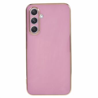 Voor Samsung Galaxy A54 5G Soft TPU Telefoon Beschermhoesje Glanzende 6D Elektroplating Achterkant