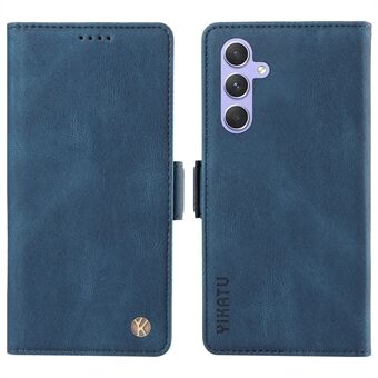 YIKATU YK-005 voor Samsung Galaxy A54 5G Telefoonhoesje PU lederen hoesje met huidtextuur Portemonnee Stand Cover