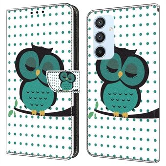 Schokbestendig hoesje voor Samsung Galaxy A54 5G hoesje Patroonprint Leren portemonnee telefoonhoesje