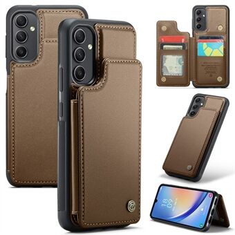 CASEME C22-serie voor Samsung Galaxy A54 5G hoesje met RFID-bescherming van leer en TPU voor telefoon.