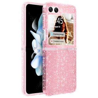 Voor de Samsung Galaxy Z Flip5 5G Glitter Telefoonhoesje PC + TPU Beschermhoes