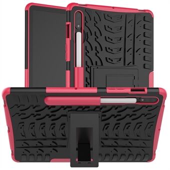 Anti-slip PC + TPU Combo Hoesje met Kickstand voor Samsung Galaxy Tab S9 / Tab S7 T870 / Tab S8