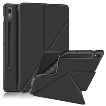 Tablethoes voor Samsung Galaxy Tab S9 SM-X710, SM-X716B, SM-X718U PU Leren Origami Stand Beschermhoes